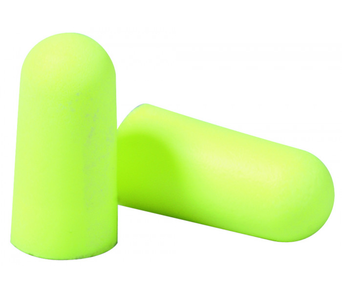 3M EARsoft Yellow Neons Disposable Earplugs-200pr Box