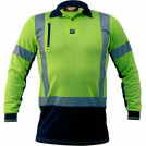 Caution MicroVent Day/Night L/S Polo