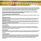 Caution StormPro Agri-Spray Coverall