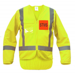 Caution STMS L/S Basic Safety Vest