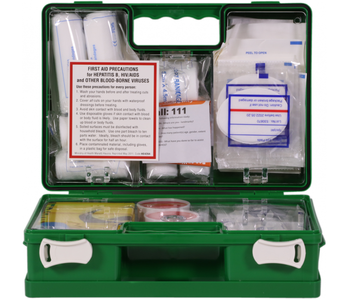 In2Safe 1-25 Person First Aid Kit-Plastic Box
