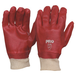 PRO PVC Single Dip Knitted Wrist Gloves