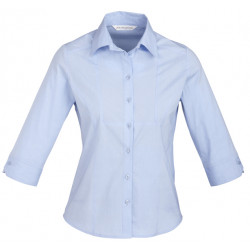 Biz Chevron Womens 3/4 Sleeve Shirt