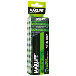 MaxLife Alkaline AA 20pk Batteries