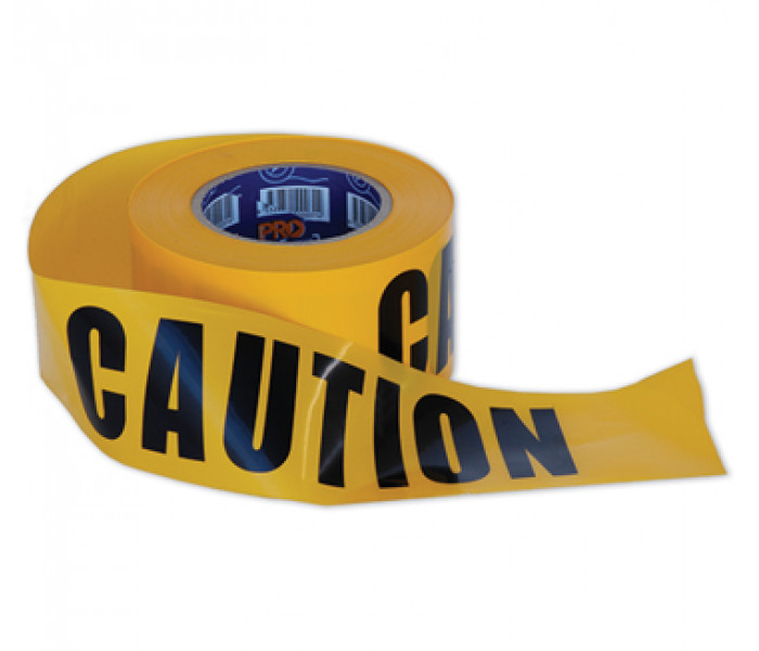 PRO 'Caution' Barricade Tape-100m