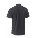 Bisley Flex & Move Utility Zip Stretch S/S Shirt