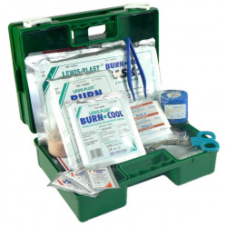 Help-It Industrial Burns First Aid Kit-Wall Mount Box